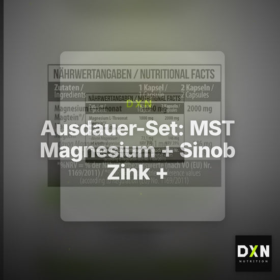 Ausdauer-Set: MST Magnesium + Sinob Zink + ESN Ultrapure – Clean Showcase Plus