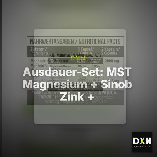 Ausdauer-Set: MST Magnesium + Sinob Zink + ESN Ultrapure – Clean Showcase Plus