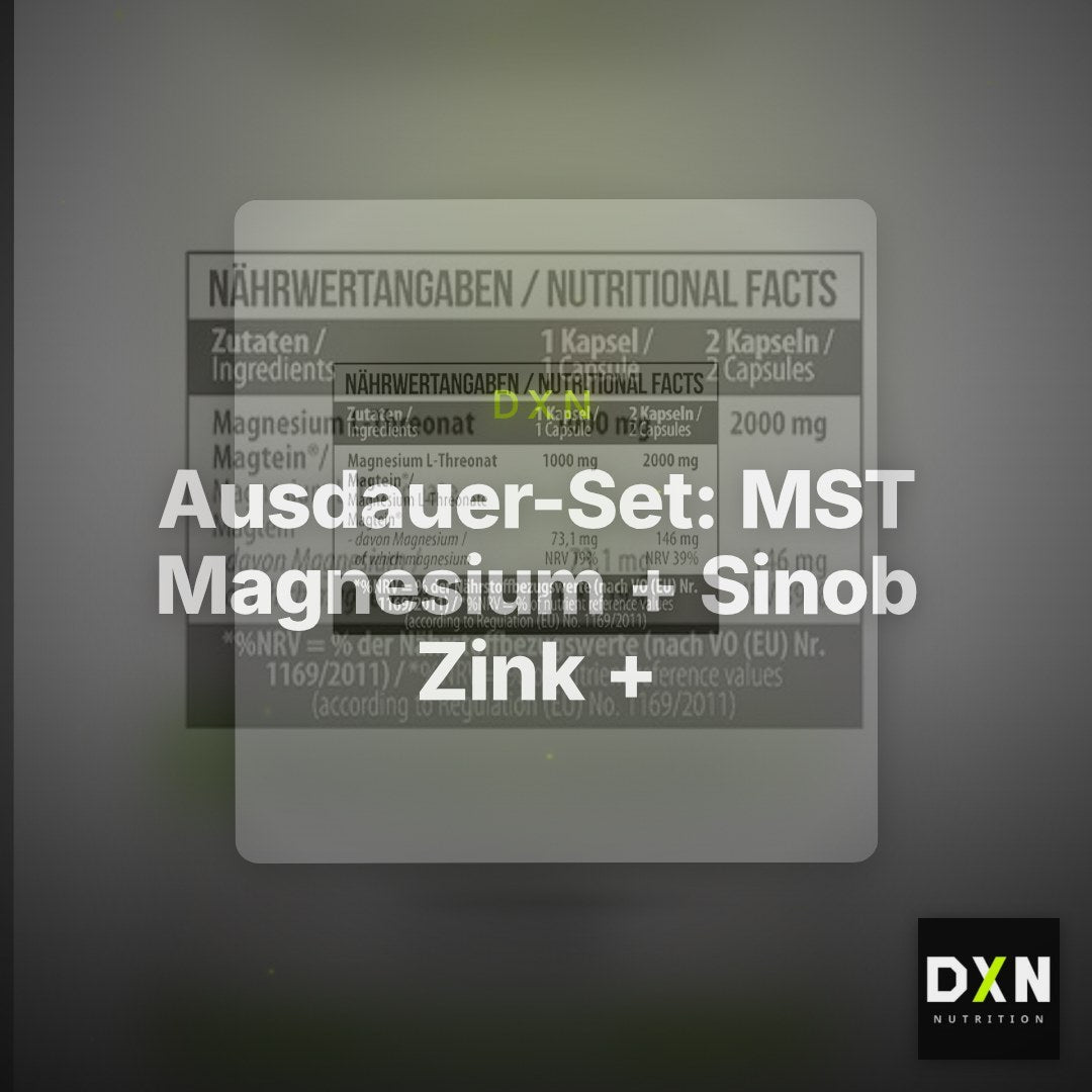 Ausdauer-Set: MST Magnesium + Sinob Zink + ESN Ultrapure – Clean Showcase Plus