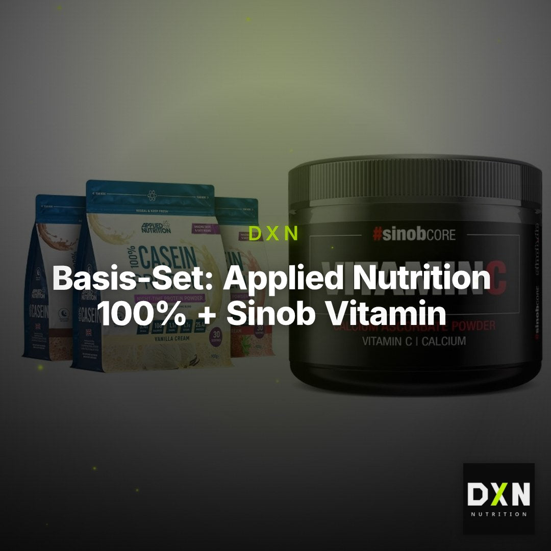 Basis-Set: Applied Nutrition 100% + Sinob Vitamin C Calcium – Clean Showcase Plus
