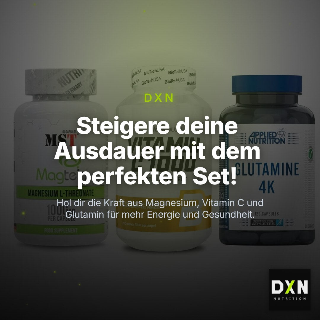 Ausdauer-Set: MST Magnesium + BioTech Vitamin + Applied Nutritio – Clean Showcase Plus