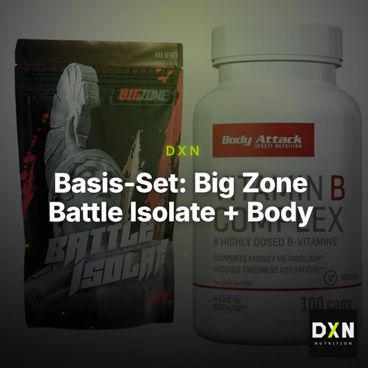 Basis-Set: Big Zone Battle Isolate + Body Attack Vitamin B-Complex – Clean Showcase Plus