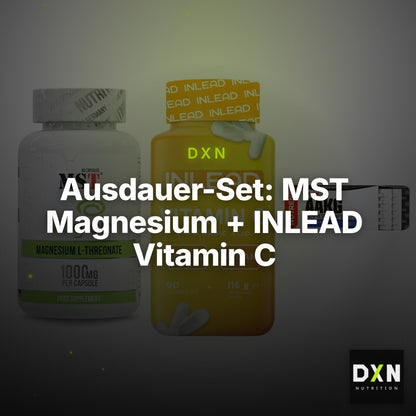 Ausdauer-Set: MST Magnesium + INLEAD Vitamin C + Nutrend AAKG – Clean Showcase Plus