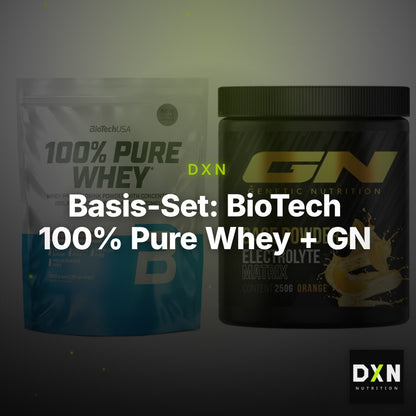 Basis-Set: BioTech 100% Pure Whey + GN Base Powder – Clean Showcase Plus