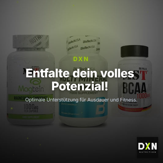 Ausdauer-Set: MST Magnesium + BioTech Multi + MST BCAA 1000 – Clean Showcase Plus