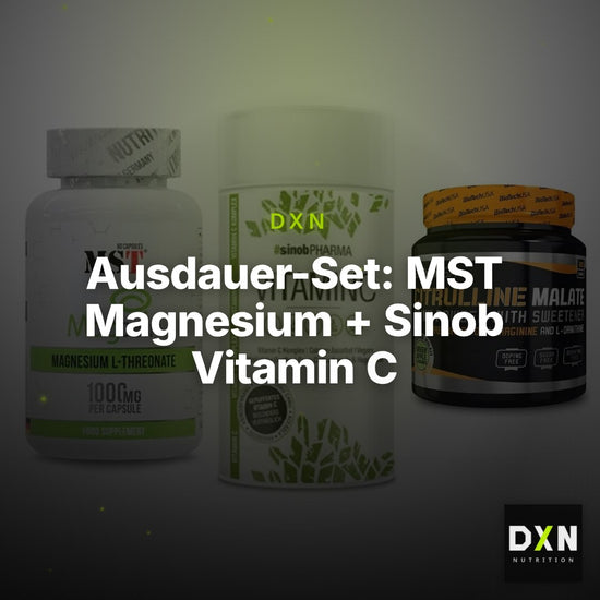 Ausdauer-Set: MST Magnesium + Sinob Vitamin C + BioTech Citrulli – Clean Showcase Plus