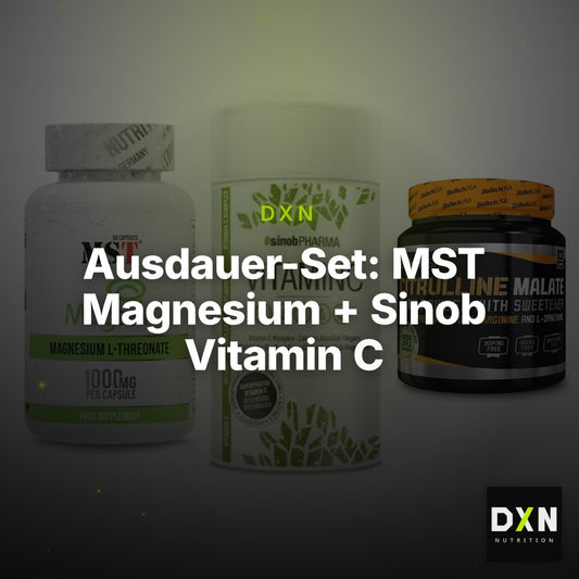 Ausdauer-Set: MST Magnesium + Sinob Vitamin C + BioTech Citrulli – Clean Showcase Plus