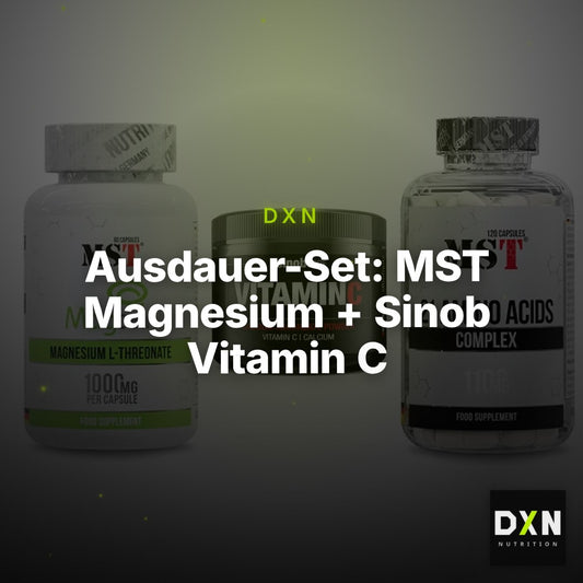 Ausdauer-Set: MST Magnesium + Sinob Vitamin C + MST 21 Amino – Clean Showcase Plus