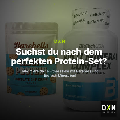 Basis-Set: Barebells Casein Protein + BioTech Multi Mineral – Clean Showcase Plus