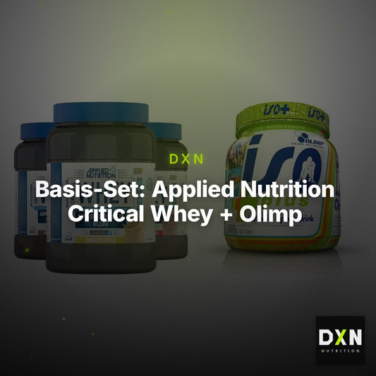 Basis-Set: Applied Nutrition Critical Whey + Olimp Iso Plus – Clean Showcase Plus