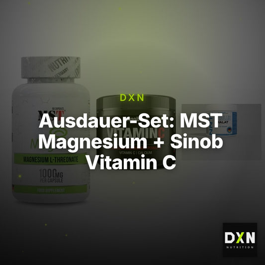 Ausdauer-Set: MST Magnesium + Sinob Vitamin C + NNT Citrullin – Clean Showcase Plus