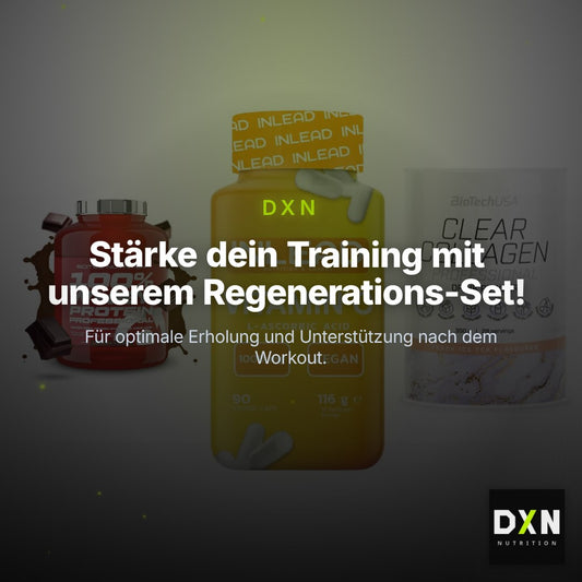 Regenerations-Set: Scitec 100% + INLEAD Vitamin + BioTech Clear – Clean Showcase Plus