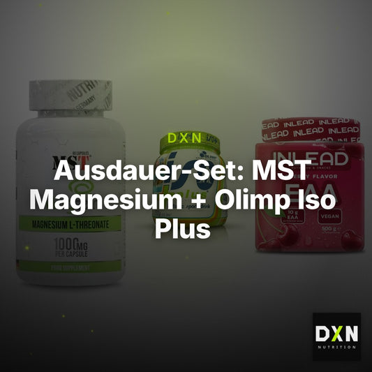 Ausdauer-Set: MST Magnesium + Olimp Iso Plus + INLEAD EAA – Clean Showcase Plus