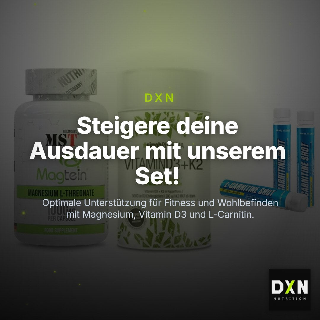 Ausdauer-Set: MST Magnesium + Sinob Vitamin D3 + Body Attack – Clean Showcase Plus