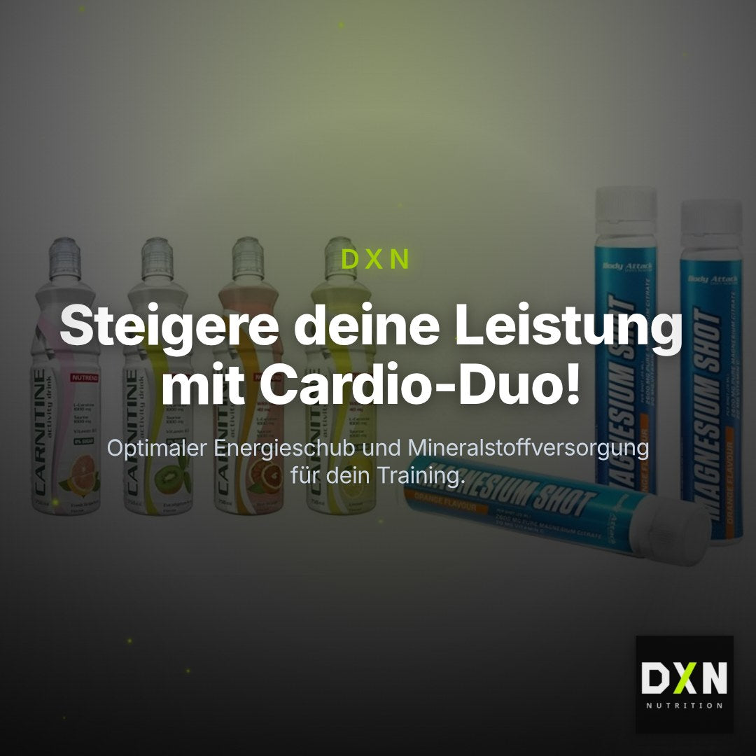 Cardio-Duo: Nutrend Activity + Body Attack Magnesium Shots – Clean Showcase Plus
