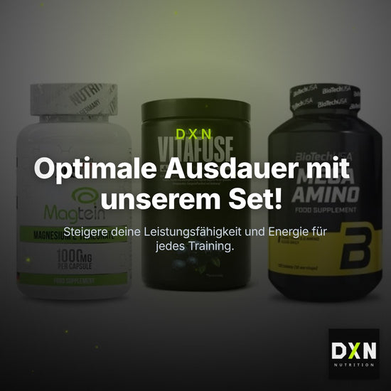 Ausdauer-Set: MST Magnesium + Big Zone Vitafus + BioTech Mega – Clean Showcase Plus