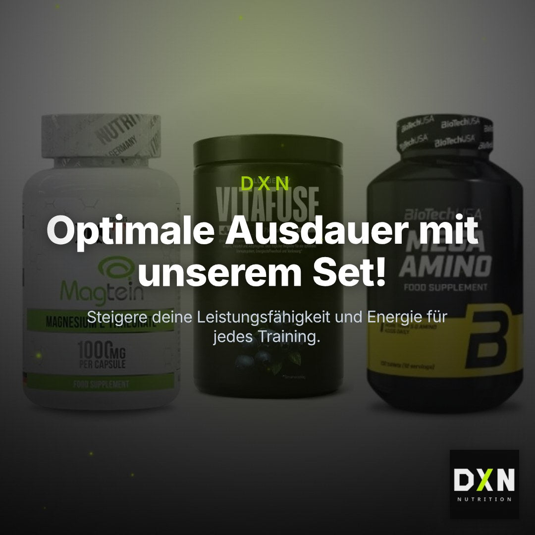 Ausdauer-Set: MST Magnesium + Big Zone Vitafus + BioTech Mega – Clean Showcase Plus