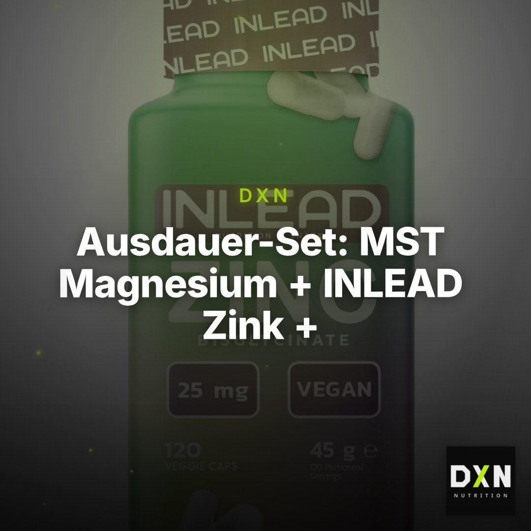 Ausdauer-Set: MST Magnesium + INLEAD Zink + Olimp BCAA Mega – Clean Showcase Plus