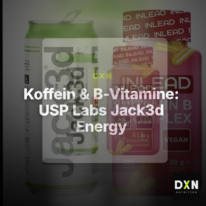 Koffein & B-Vitamine: USP Labs Jack3d Energy + INLEAD Vitamin B – Clean Showcase Plus