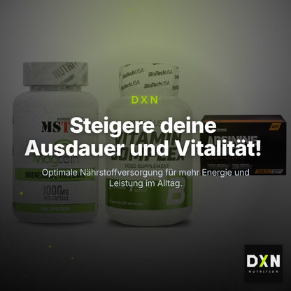 Ausdauer-Set: MST Magnesium + BioTech Vitamin + Body Attack – Clean Showcase Plus
