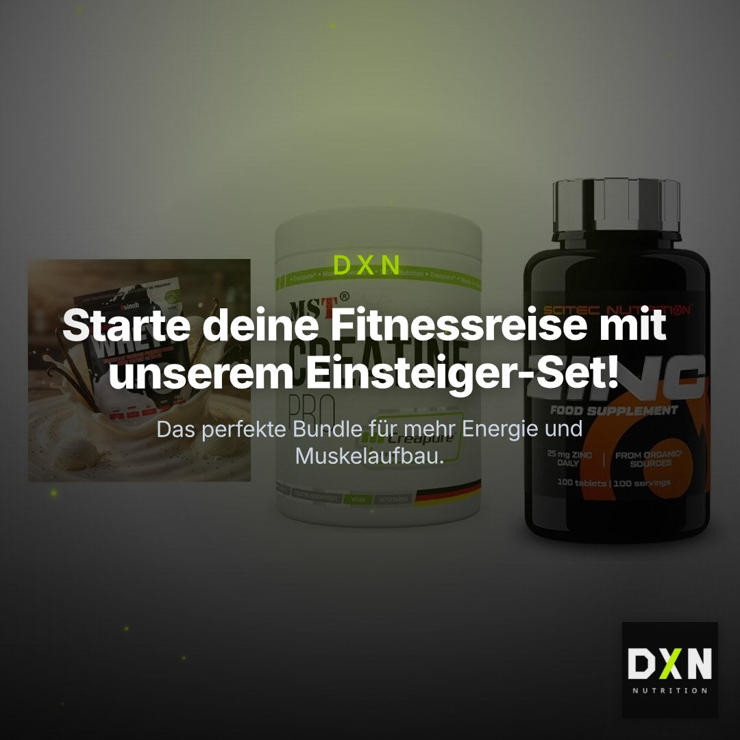 Einsteiger-Set: Sinob Honest + MST Creatin Pro + Scitec Zinc – Clean Showcase Plus