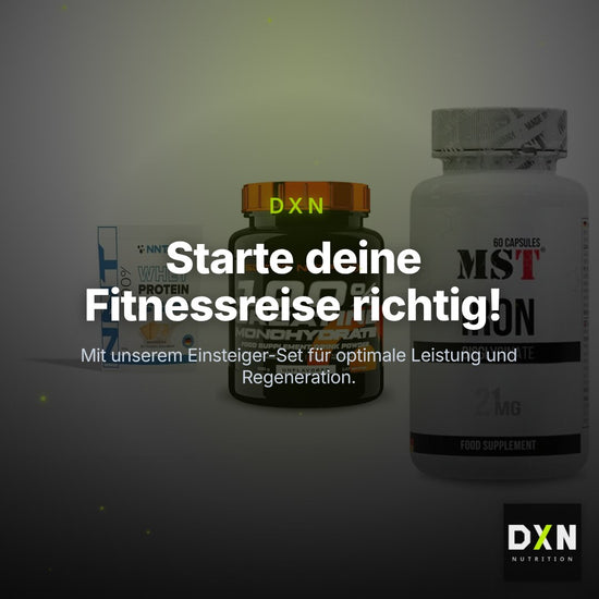 Einsteiger-Set: NNT Whey + Scitec Creatine + MST Iron Bisglyc – Clean Showcase Plus