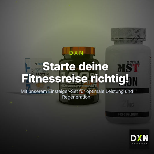 Einsteiger-Set: NNT Whey + Scitec Creatine + MST Iron Bisglyc – Clean Showcase Plus