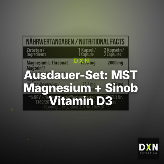 Ausdauer-Set: MST Magnesium + Sinob Vitamin D3 + MST Citrulline – Clean Showcase Plus