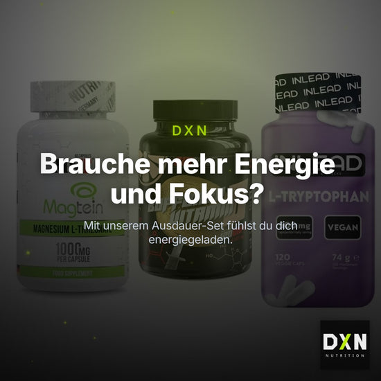 Ausdauer-Set: MST Magnesium + Big Zone Buffere + INLEAD L-Tryptop – Clean Showcase Plus