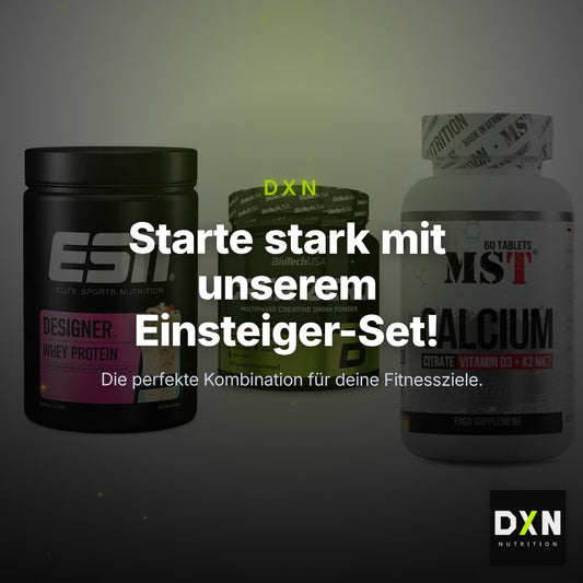 Einsteiger-Set: ESN Designer + BioTech Crea + MST Calcium – Clean Showcase Plus