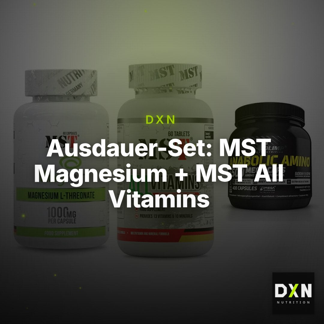 Ausdauer-Set: MST Magnesium + MST All Vitamins + Olimp Anabolic – Clean Showcase Plus