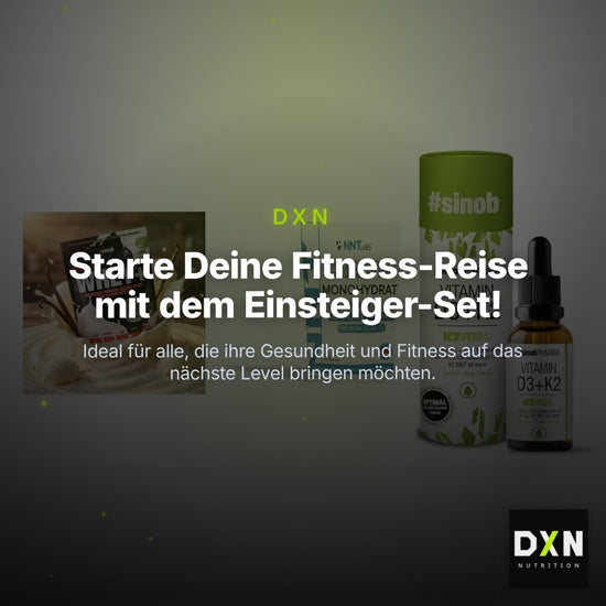 Einsteiger-Set: Sinob Honest + NNT Creatin + Sinob Vitamin D3 – Clean Showcase Plus