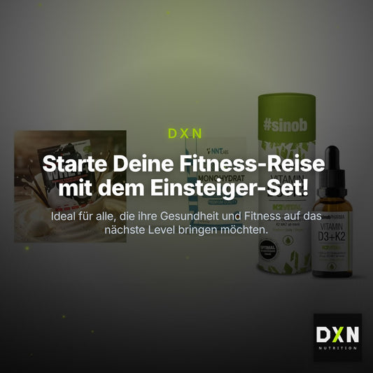 Einsteiger-Set: Sinob Honest + NNT Creatin + Sinob Vitamin D3 – Clean Showcase Plus