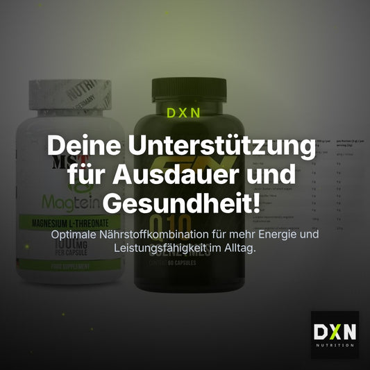 Ausdauer-Set: MST Magnesium + GN Q10 Health + INLEAD L-Arginin – Clean Showcase Plus