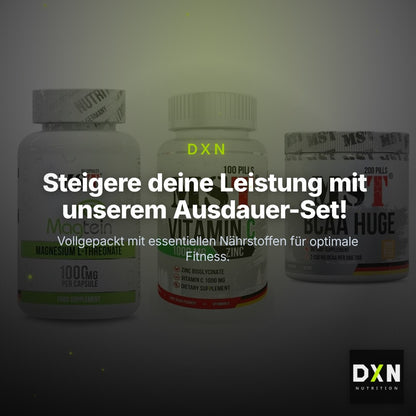 Ausdauer-Set: MST Magnesium + MST Vitamin C + MST BCAA Huge – Clean Showcase Plus