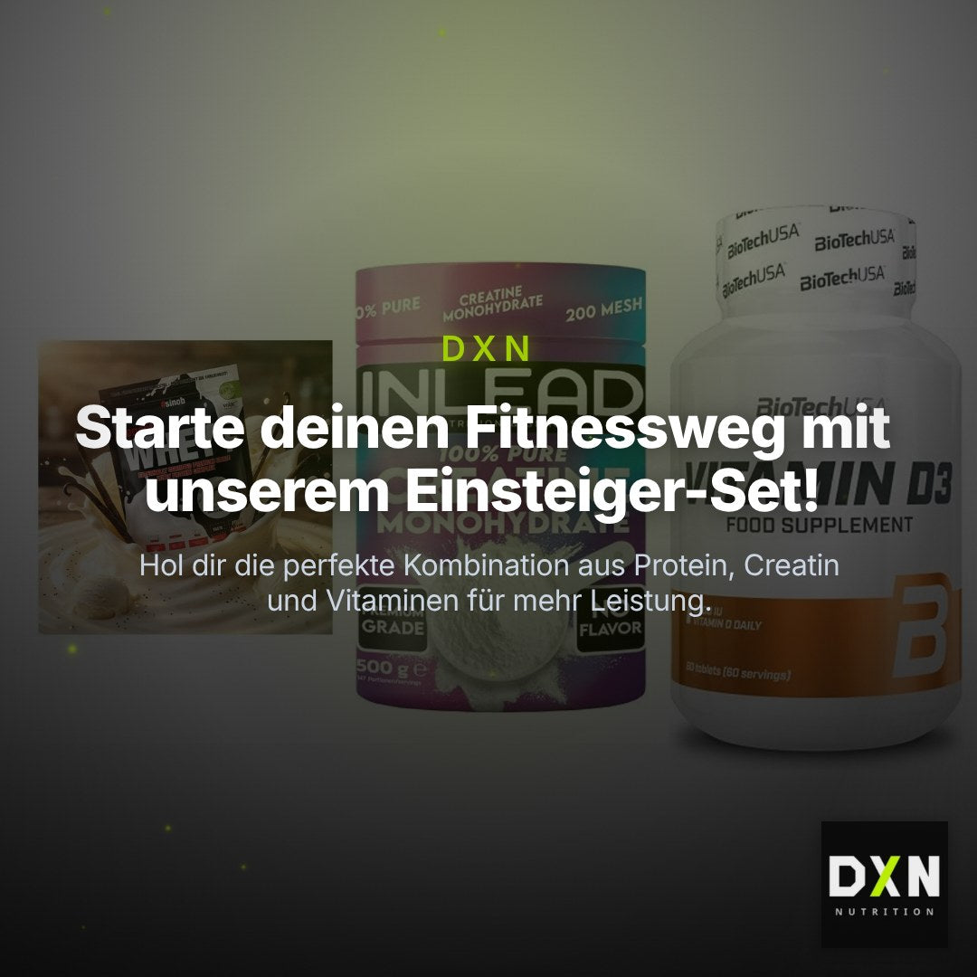Einsteiger-Set: Sinob Honest + INLEAD Creatine + BioTech Vitamin – Clean Showcase Plus