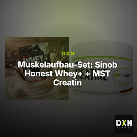 Muskelaufbau-Set: Sinob Honest Whey+ + MST Creatin Pro CREAPURE – Clean Showcase Plus