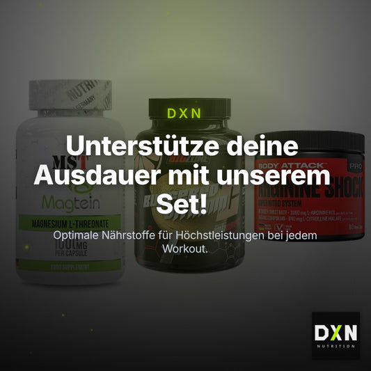Ausdauer-Set: MST Magnesium + Big Zone Buffere + Body Attack – Clean Showcase Plus