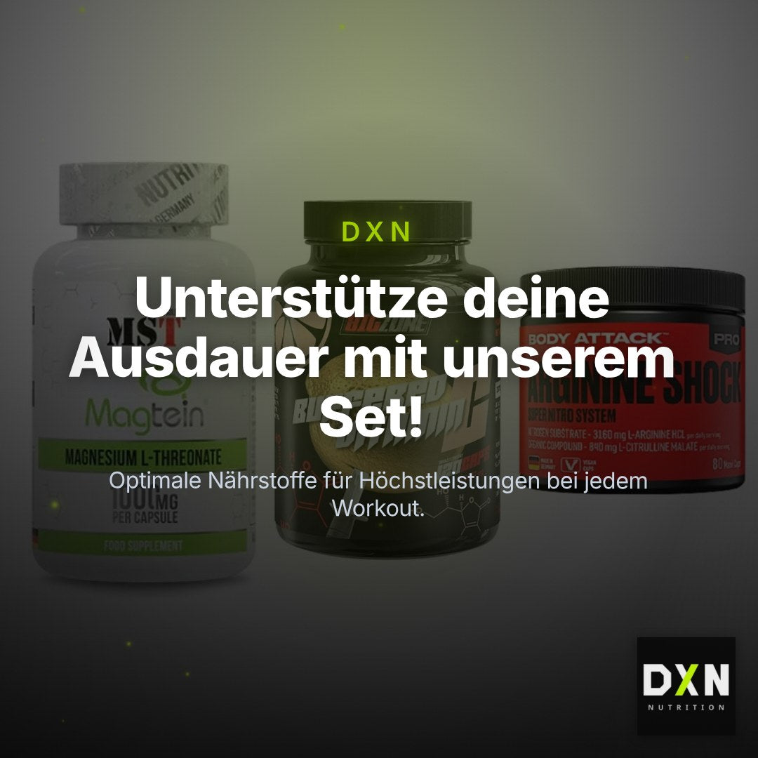 Ausdauer-Set: MST Magnesium + Big Zone Buffere + Body Attack – Clean Showcase Plus