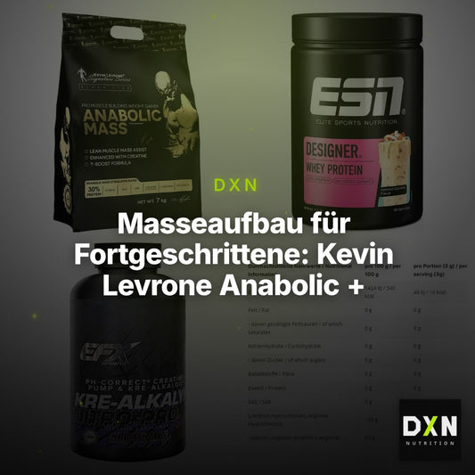 Masseaufbau für Fortgeschrittene: Kevin Levrone Anabolic + 3 weitere – Clean Showcase Plus