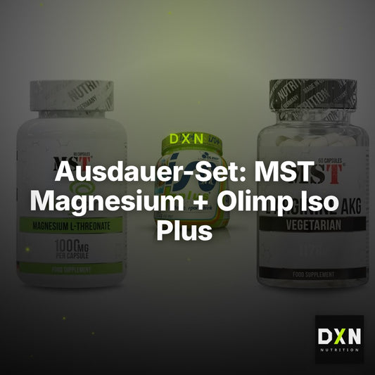Ausdauer-Set: MST Magnesium + Olimp Iso Plus + MST Arginin AAKG – Clean Showcase Plus