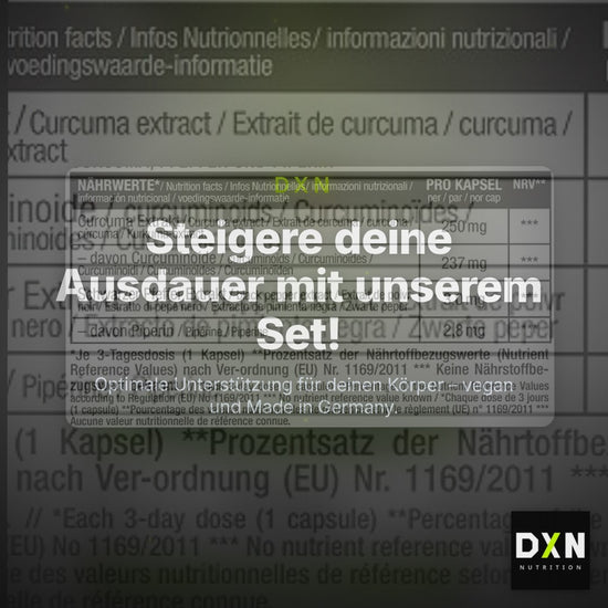Ausdauer-Set: MST Magnesium + Sinob Curcumin + ESN Ultrapure – Clean Showcase Plus