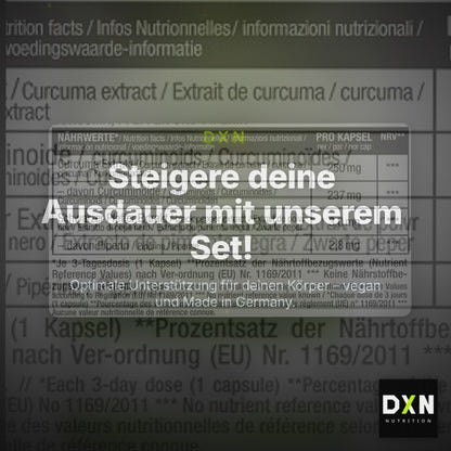 Ausdauer-Set: MST Magnesium + Sinob Curcumin + ESN Ultrapure – Clean Showcase Plus