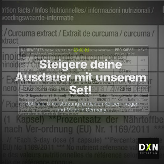 Ausdauer-Set: MST Magnesium + Sinob Curcumin + ESN Ultrapure – Clean Showcase Plus