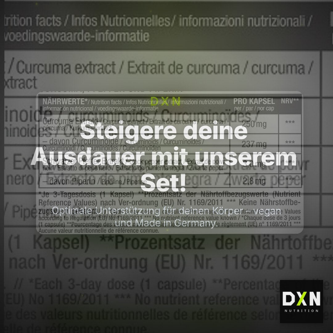 Ausdauer-Set: MST Magnesium + Sinob Curcumin + ESN Ultrapure – Clean Showcase Plus