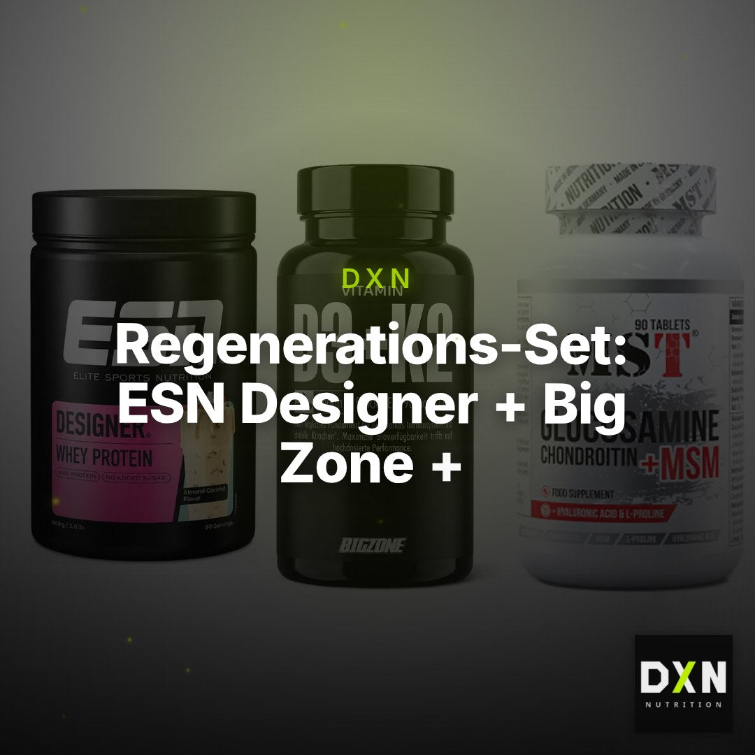 Regenerations-Set: ESN Designer + Big Zone + MST Glucosamine – Clean Showcase Plus