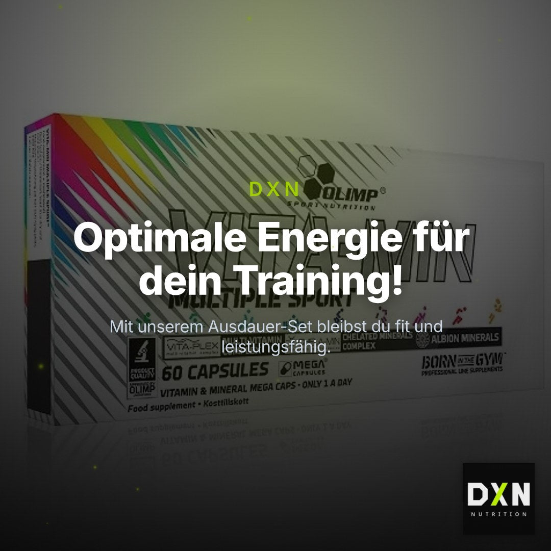 Ausdauer-Set: MST Magnesium + Olimp Vita-Min + Nutrend AAKG – Clean Showcase Plus