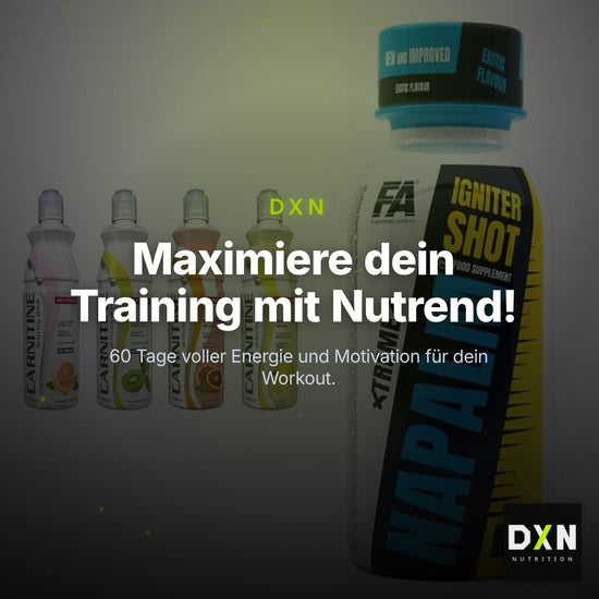 Booster-Trainingsvorrat: Nutrend Activity – 60 Tage, 80 Portionen – Clean Showcase Plus