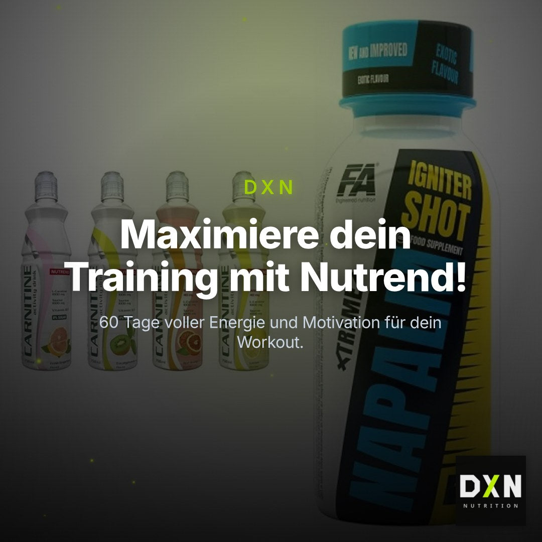 Booster-Trainingsvorrat: Nutrend Activity – 60 Tage, 80 Portionen – Clean Showcase Plus