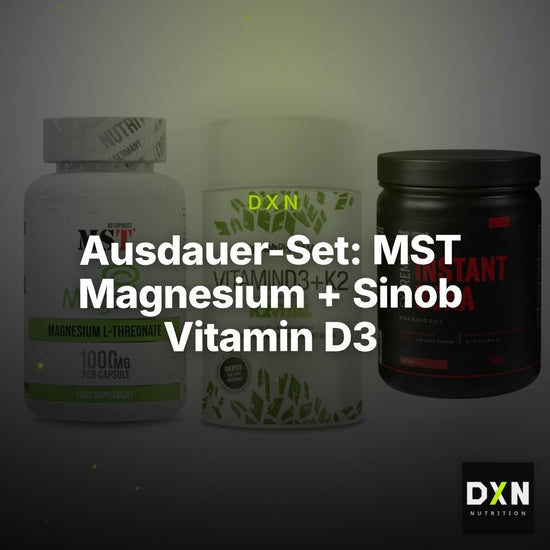 Ausdauer-Set: MST Magnesium + Sinob Vitamin D3 + Body Attack – Clean Showcase Plus